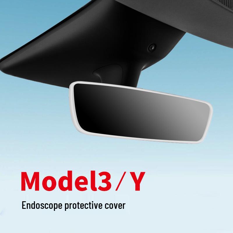 

Силиконовый защитный чехол для салонного зеркала заднего вида Tesla Model 3/Y.