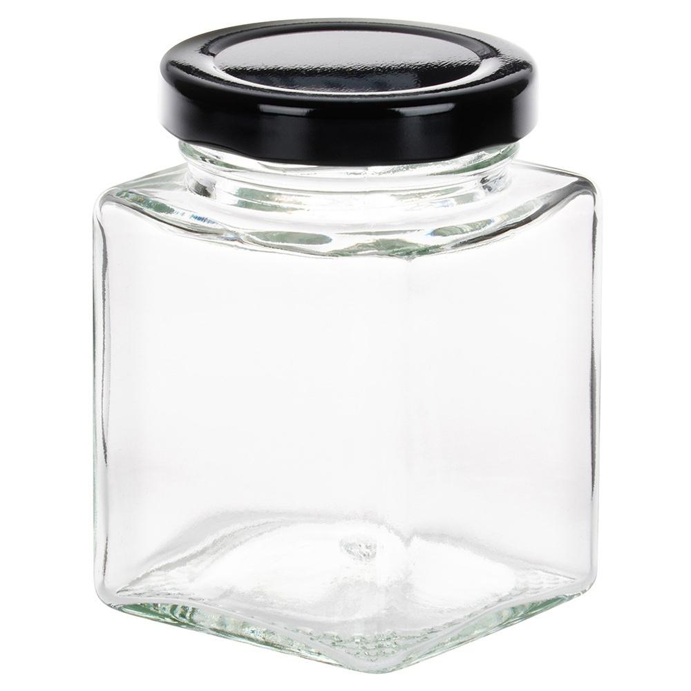 Glass Spice Container 100 Ml 48 Pcs + 180 Stickers