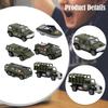 6 Pcs Pull Back And Move Alloy Vehicles, 2.7-3.2 Inch, Crash Resistant, Some Movable Joints,