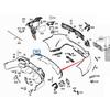 Rear Bumper Lower Chrome Trim Bright Strip for Mercedes-Benz GLE350 W292