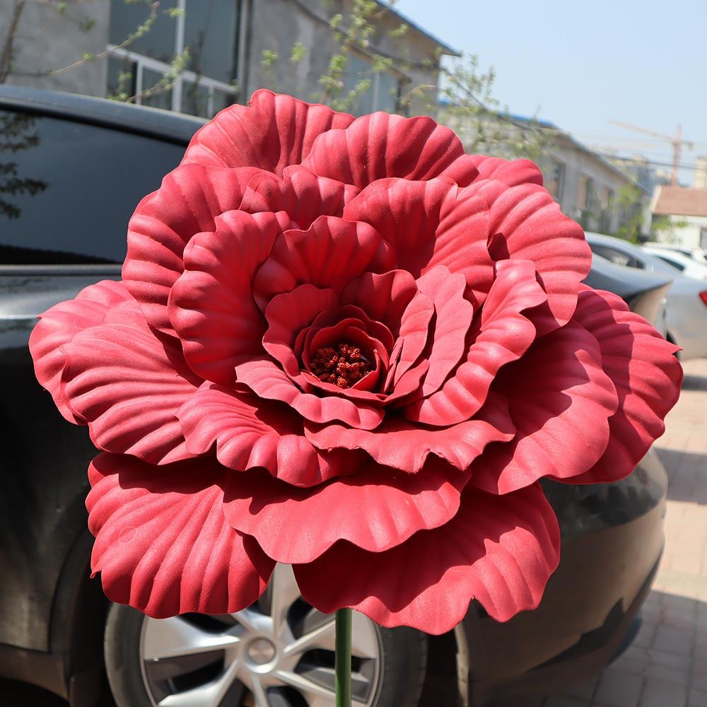 40/50cm Artificial Peony Wedding Party Decoration Large Flower Show Props Fake Flowers DIY Flower Background Wall Decoration