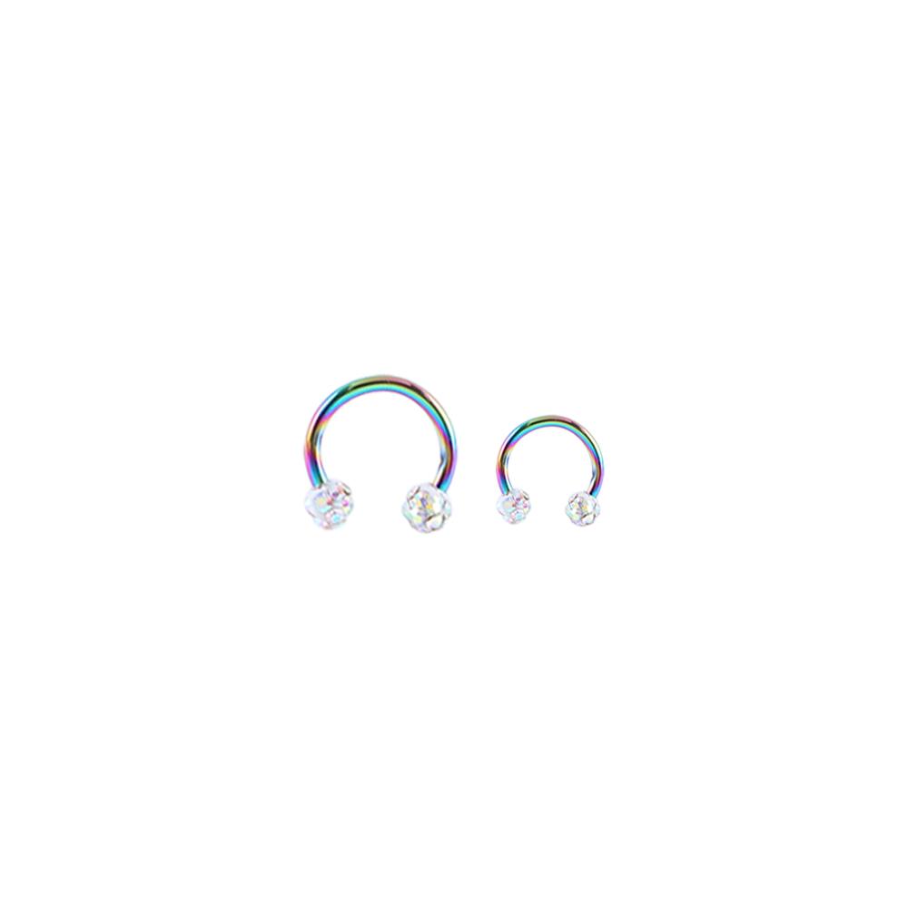 Party Earrings Gifts Women U Shape Stainless Steel Body Jewelry Piercing Nose Ring Septum Rings