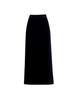 Golden Velvet Slit Pencil Skirt - Women's Spring/Autumn 2026 Collection