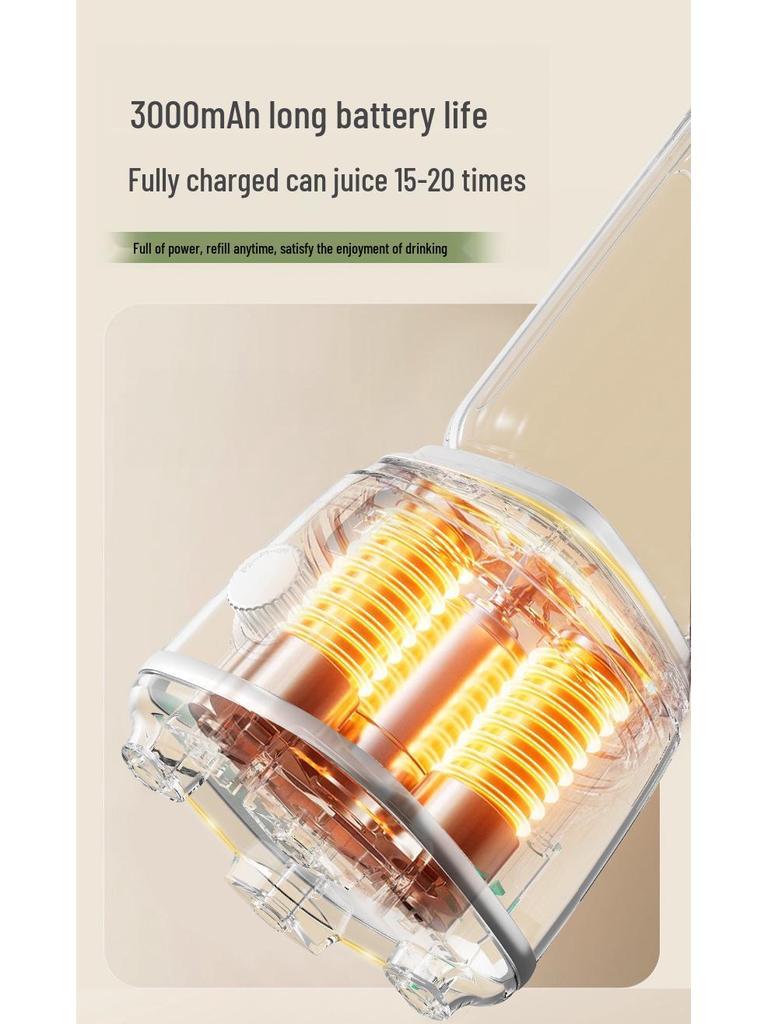 Portable Multifunctional Juicer Cup for Smoothies and Fruit Juices