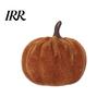Realistic Stuffed Pumpkin Prop Small Velvet Thanksgiving Table Centerpiece, Halloween Soft Durable Themed Decorations for Fall Harvest Farmhouse