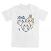 Chiikawas Anime Japan Cute Cartoon Y2K T Shirt Summer Japan Mniniso Y2K T-Shirts 100 Cotton Fashion Tee Shirt For Couple Clothes