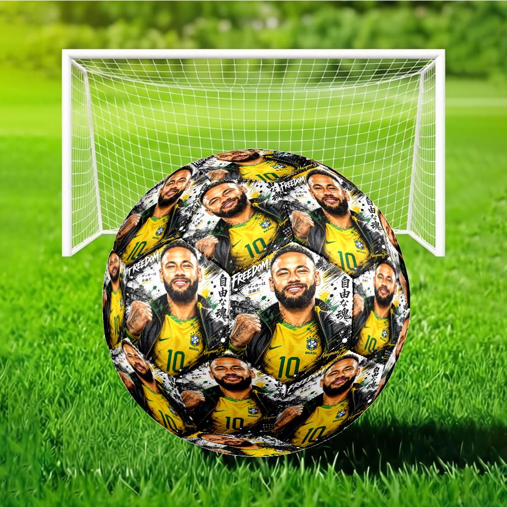 Dream Big Play Bold Soccer Ball Size 5 Soccer Ball, Machine-stitched, Soft and Comfortable, Suitable for Training and Matches Fan Gift