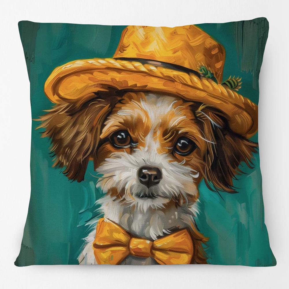 Dalmatian Labrador Retriever Dachshunds Sausage Dog Print Decor Sofa Cushion Cover Pillowcase