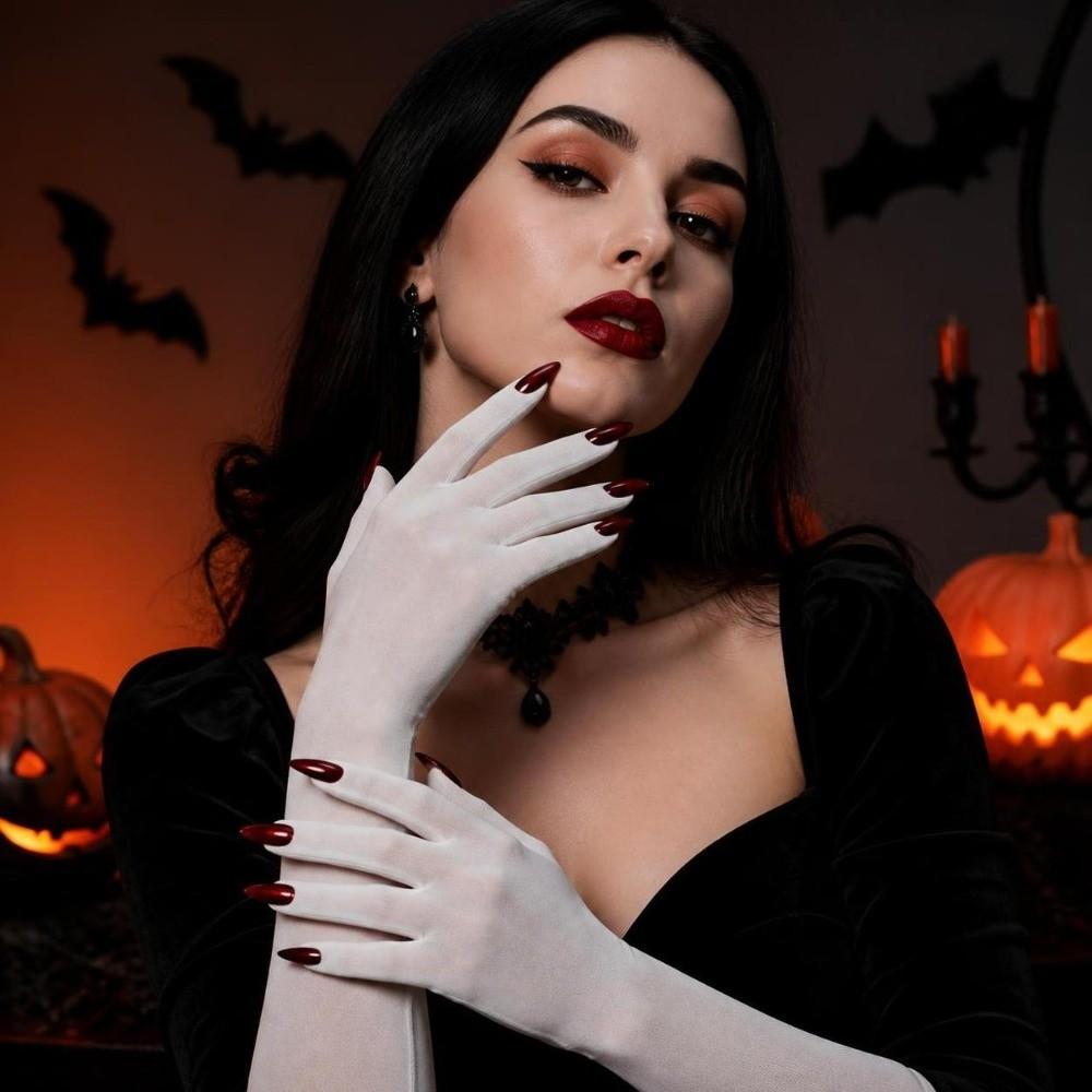 Lightweight Halloween Dress Gloves Breathable Ultra-Thin Gloves Gift Cosplay Gloves  Prom