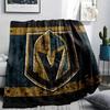 Couverture Flanelle motif Vegas Golden Knights, Haute qualité Confortable pour Toutes les Saisons, Décoration Intérieure, Chaleur et Confort, Parfait pour les Cadeaux.