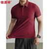 Hengyuanxiang Men's Seamless Cool-Feel Polo Shirt