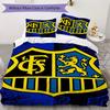 1. FC Saarbrücken Muster Bettwäsche Steppset Bettbezug Kissenbezug Heimdekoration Geburtstagsgeschenk (1 * Bettbezug + 2 * Kissenbezug ohne Füllung)