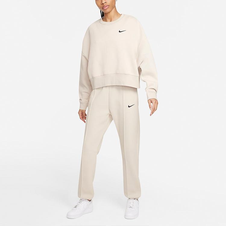 Nike Sportswear Collection Essentials Solid Jogger Pants Women bottoms Beige DQ0388-058