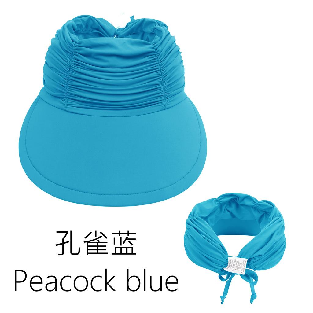 Children'S Sports Empty Top Hat Outdoor Ponytail Beach Visor Big Brim Girls Quick-Drying Hat 3-12 Years Old