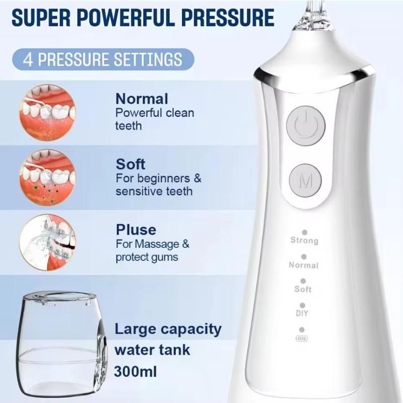 IPX6 Waterproof Oral Irrigator Protable Water Flosser Teeth Whitening Dental Pick Mouth Washing Pulse Dentistry Tools Cleaner