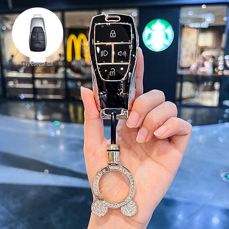 Schutzhülle für Autoschlüssel Beijing BJ40/BJ30/BJ60/BJ20/X7/EU5 für Damen