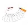 Cierre para Peces Vivos con Flotador de Espuma y Cable de Acero Hebilla de Cierre para Pesca Kit de Cuerda para Peces para Pesca al Aire Libre 10 Hebillas