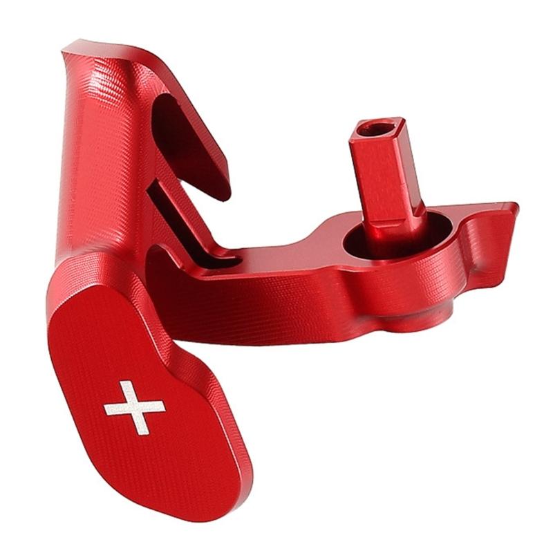 Motorbike Accessories Shifter Control Thumb Shifter Paddle Replacement Aluminum Throttle Lever Thumb Tap красный