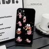 Cartoon Courage The Cowardly Dog-G For iPhone 13,17,11,12,16,14,15,Plus,Pro Max Soft Silicone Black Phone Case