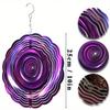 10 Inch Hanging Wind Spinner with 360 Hook Creative Outdoor Wind Chime for Lawn Garden Decor Spring Summer Decoration Nature Inspired Gift