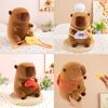 Capybara Fortune Tree Chef Plush Toy Koi Fish French Fries Backpack Gift Kids