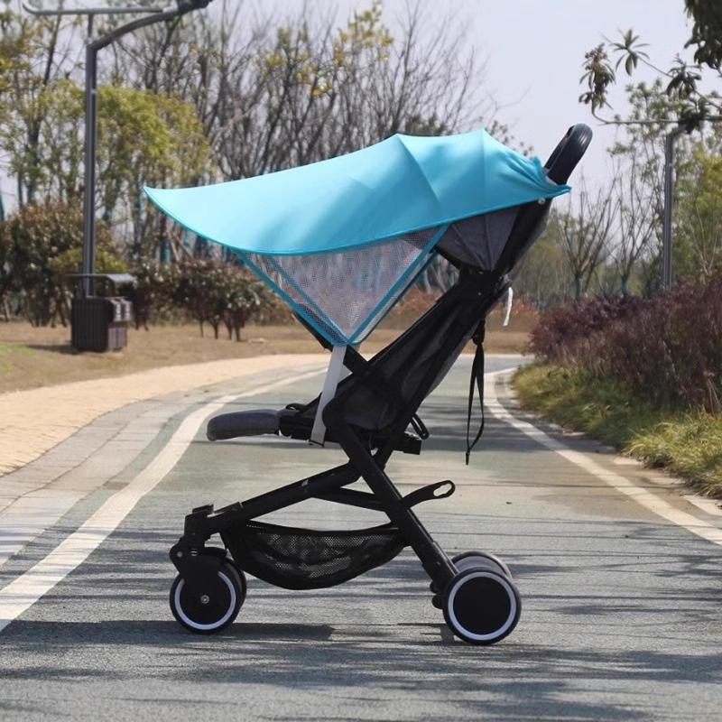 Wear Resistant Cloth Sun Shade Universal Baby Strollers Sunshade Toddler Umbrella Cart Pushchair Protective Accessories