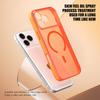 KEYSION Magnetic Matte Transparent Case for MagSafe for iPhone 17 Pro Max Silicone+PC Shockproof Wireless Charging Phone Cover