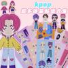Kpop Witch Hunting Group Children's Puzzle Handmade Collage Fun Dress-up Stickers Creative Decoration Desktop DIY