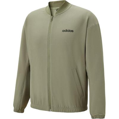 adidas Σειρά Lifestyle Λογότυπο Μάρκας Casual Ζακέτα Μακρυμάνικη Unisex Ζακέτες Χακί JL9637