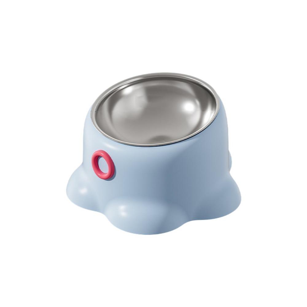 

Elevated Design Neck Protector Cat Bowls Anti-Tip Cat Water Bowl Pet Drinking синий