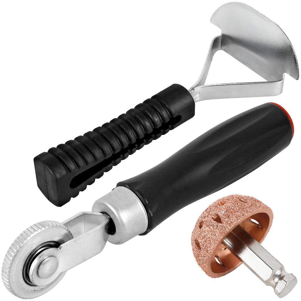 Tire Repair Patch Tools Wear-Resistant Tire Patch Roller Tool Tungsten Steel Buffing Wheel Premium 42mm High Speed Tyre Grinding