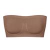 Zeriluna Strapless Non-slip Bandeau Bra Highly Elastic and Comfortable Off-shoulder Clothing Available In Multiple Colors