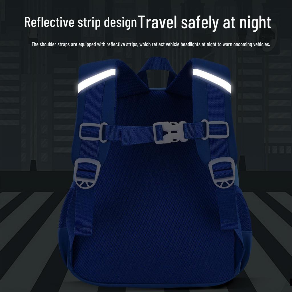 2025 Kids' Lightweight Cartoon Backpack for Ages 6-12 with Spine Protection and Double Shoulder Straps