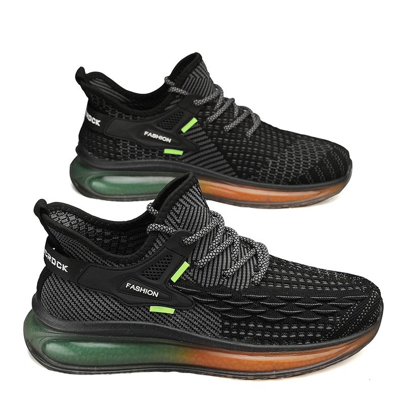 

Новые мужские удобные кроссовки для спорта на открытом воздухе, повседневные летние кроссовки Fly-knit для бега, дышащие, увеличивающие рост, обувь из кокоса, трендовая модная обувь 44