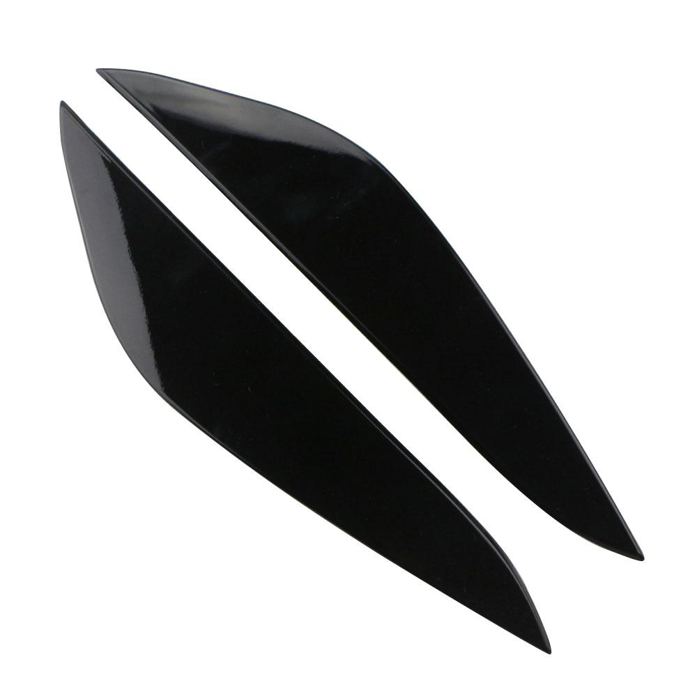 For Tesla Model 3 2017-2025 for Model Y 2019-2025 Headlight Trim Cover Front Lamp Sticker Eyebrow Eyelid Styling Accessories