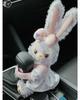Charming Car Ornaments: Plush Passenger Seat Toys & Decorations for Women, Perfect for Tesla.