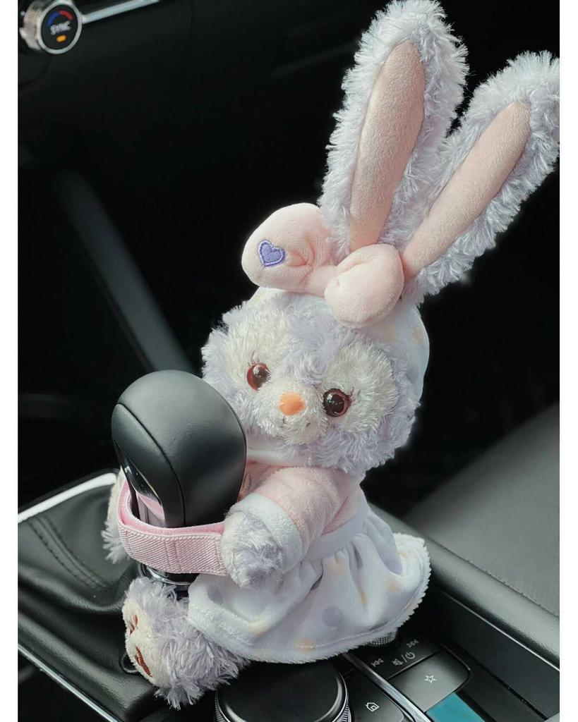 Charming Car Ornaments: Plush Passenger Seat Toys & Decorations for Women, Perfect for Tesla.