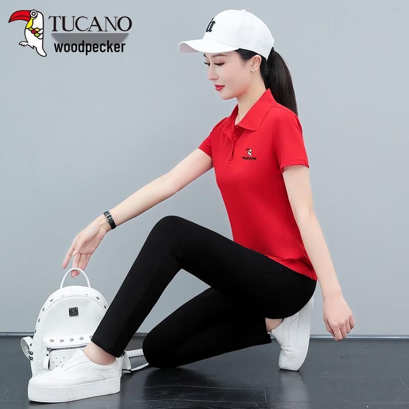 Woodpecker Women s Ice Silk Two-Piece Sportswear Set 39