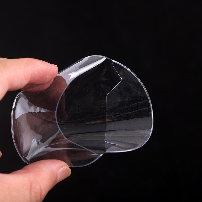 Transparent PVC Badge Cover - Round 58/75mm Protection and Storage