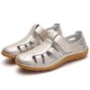 Luksus retro kvinner skinnsko Slip On Flat Sko Myk Såle Vintage Sko Kvinne Flats Loafers