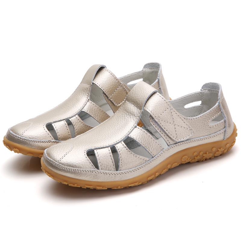 Luksus retro kvinner skinnsko Slip On Flat Sko Myk Såle Vintage Sko Kvinne Flats Loafers