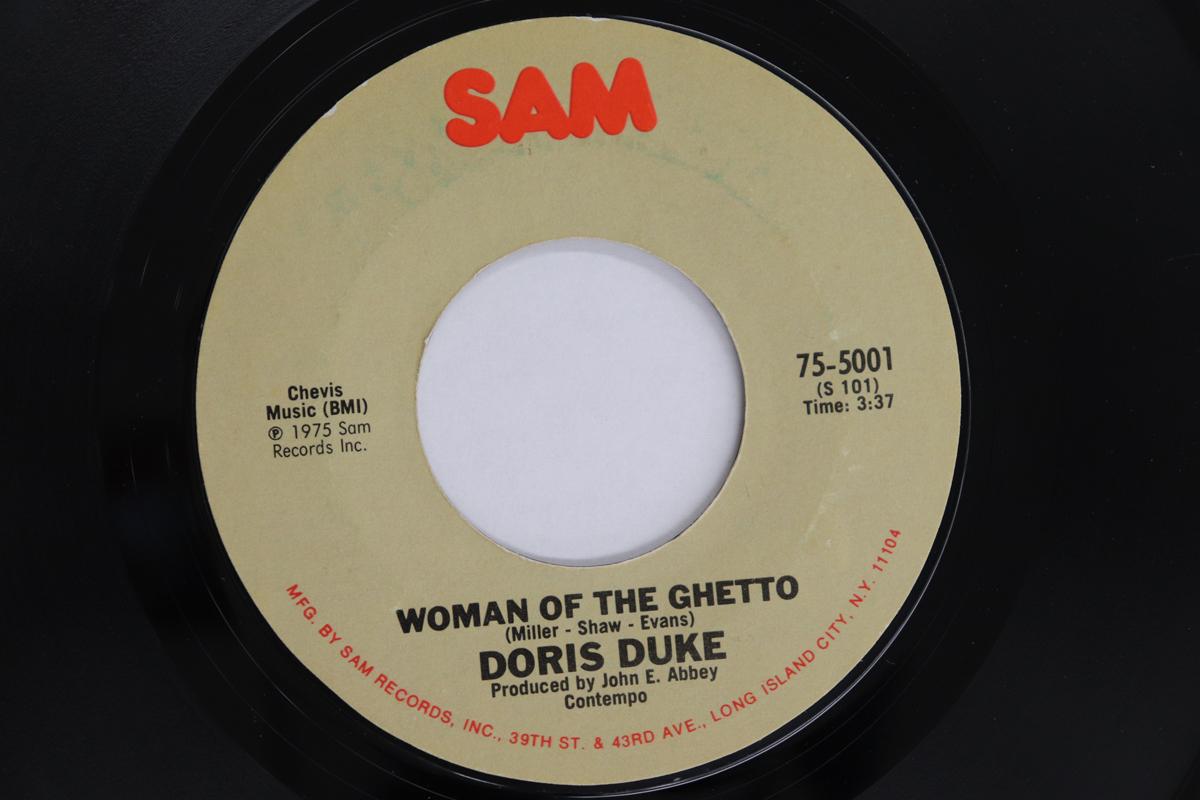 

7-дюймовая пластинка ДОРИС ДЮК - Женщина гетто 755001 Sam Records 1975 США Соул/Фанк Б/У