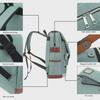 Retro Canvas USB Backpack: Unisex, Large Outdoor Travel Bag