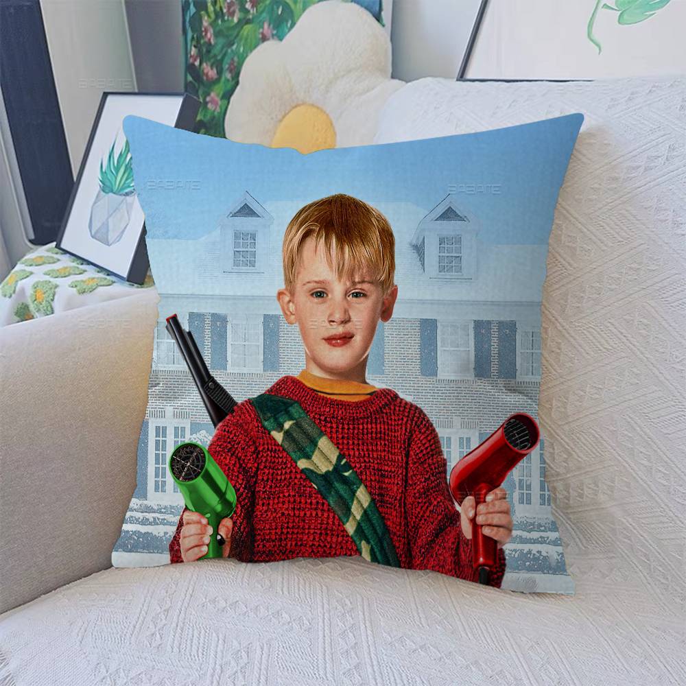 Classic Mocie H-Home Alones Pillow Cover Sofa Cushion Cover Home Room Decoration Children Gift