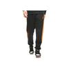 Puma Iconic T7 Relaxed Contrast Drawstring Casual Joggers Men Bottoms Black Orange 530373-51