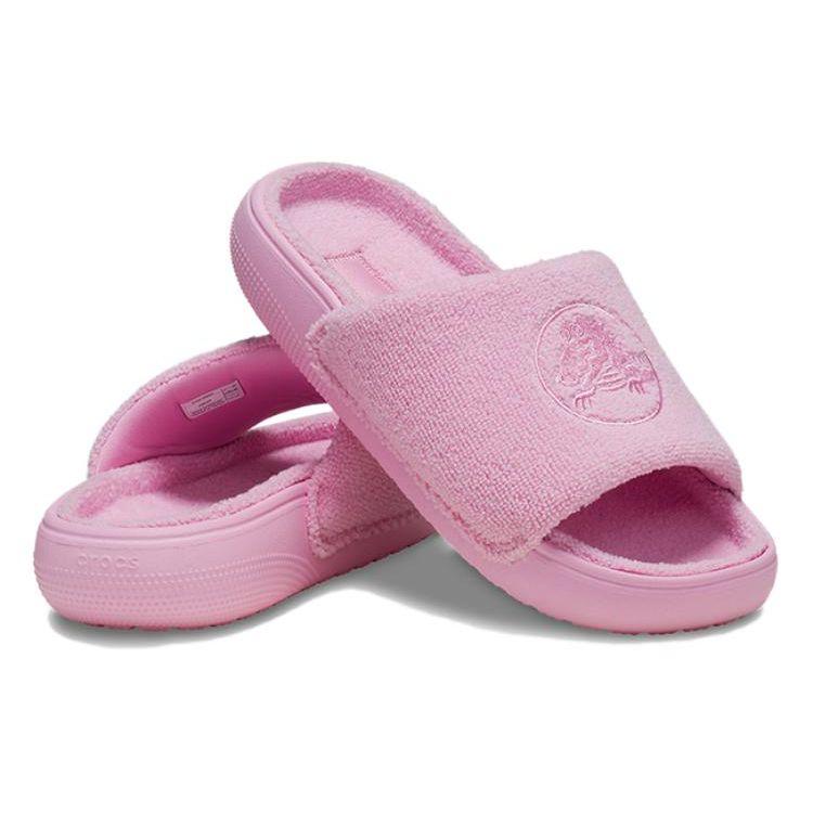 Crocs Soft Thick Sole Non-Slip Slide Sandals Women Footwear Pink 209962-6WY