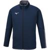 Mizuno TEAM Line Soft Knit Training Dress Navy with Charcoal Size 140 Jacket, 32MC1160, Kids' Heather,
