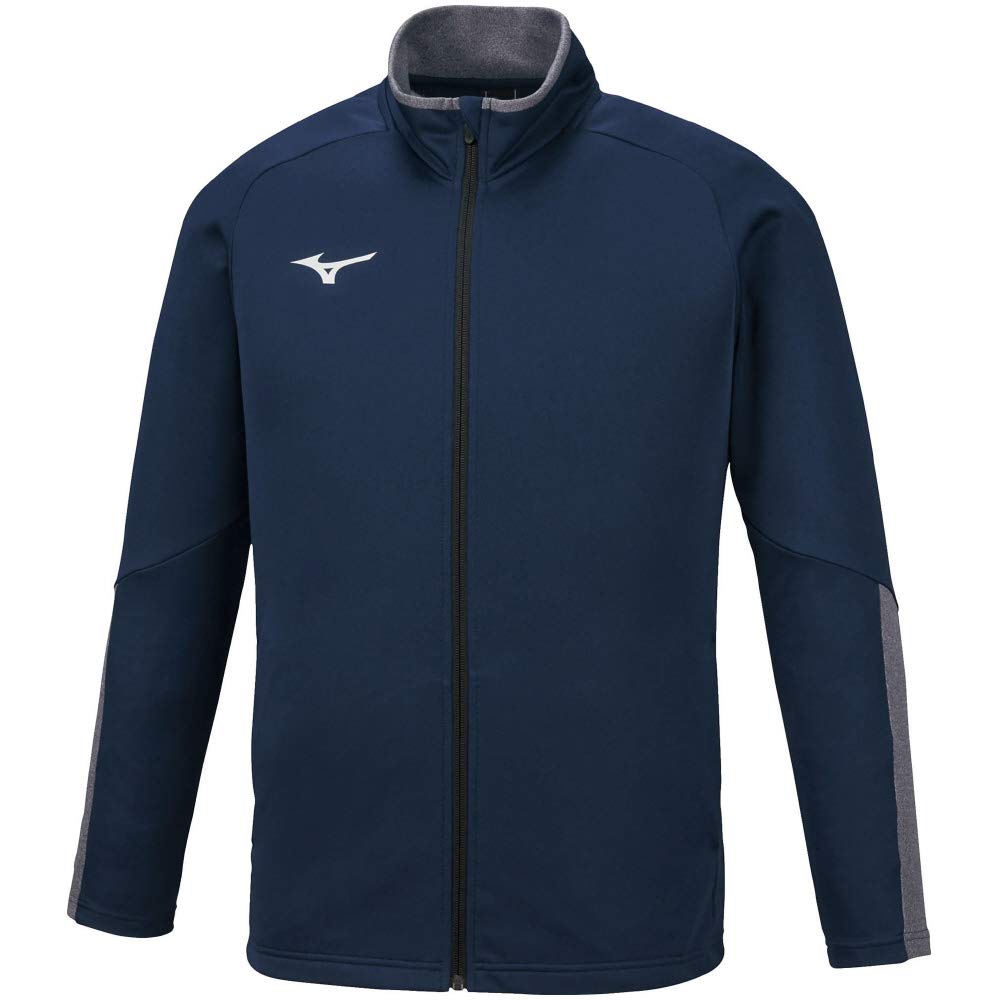 

Mizuno TEAM Line Soft Knit Training Dress Navy with Charcoal Size 140 Jacket, 32MC1160, Kids Heather,
