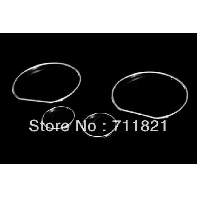 Car Styling Chrome Dashboard Gauge Ring Set For Volkswagen For VW Polo 6N