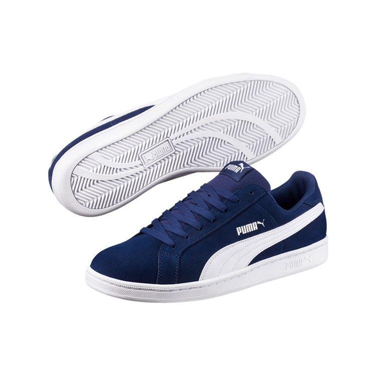 Puma Smash Series Suede Low-Top Sneakers Unisex Sneakers Dark-Blue 361730-20